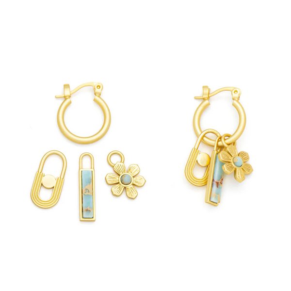 Interchangeable Charm Earrings