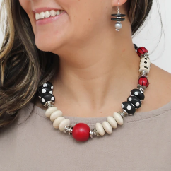 Pop Of Red Marcella Necklace