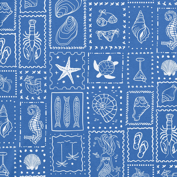 Coastal Stamp Sleep Top