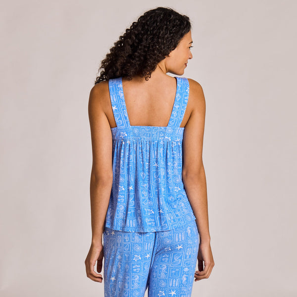 Coastal Stamp Sleep Top