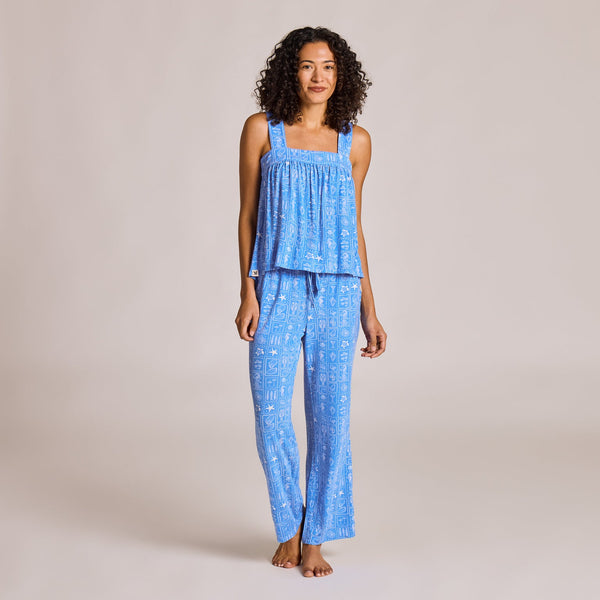 Coastal Stamp Sleep Top