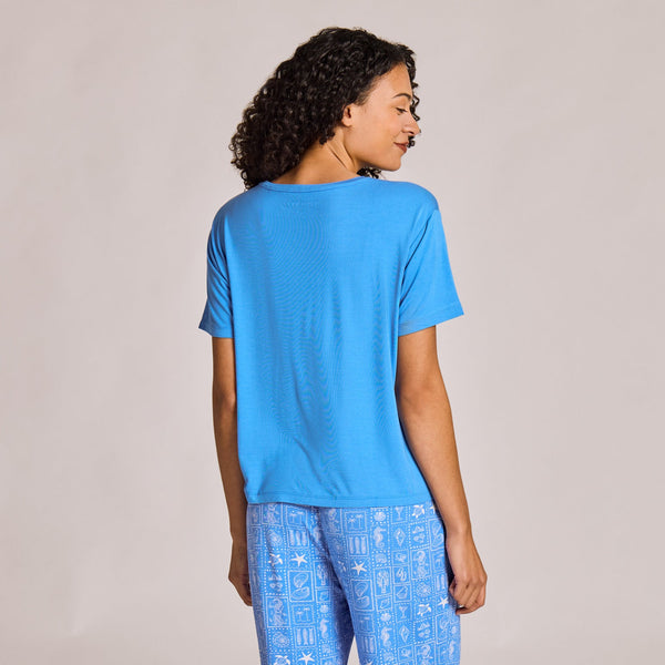 Mermaid Stamp Sleep Top