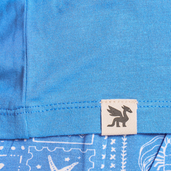 Mermaid Stamp Sleep Top