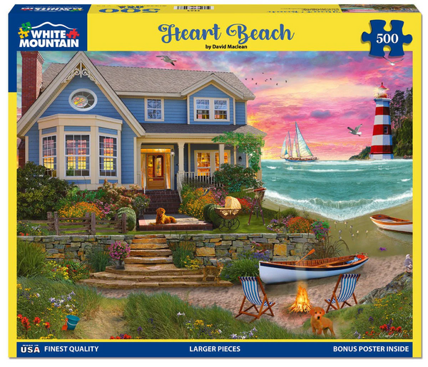 Heart Beach Puzzle