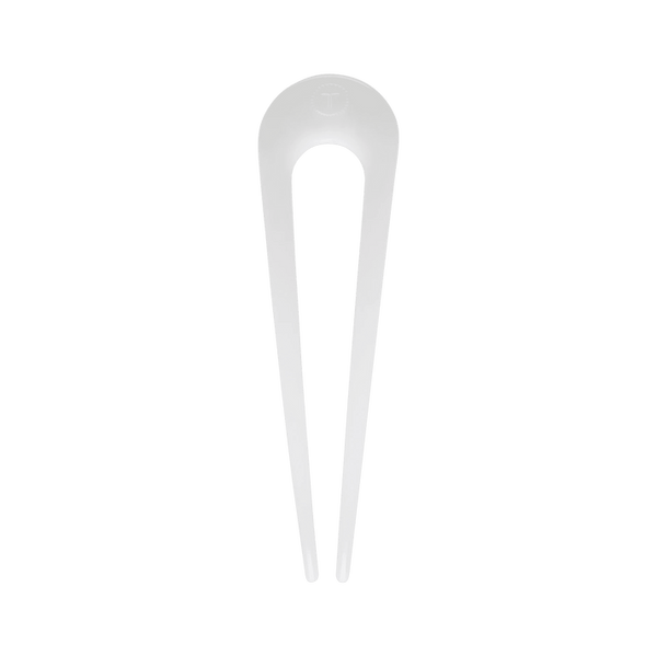 French Hair Pin White Coconut
