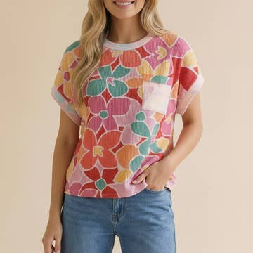 Floral Oversized Top