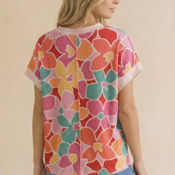 Floral Oversized Top