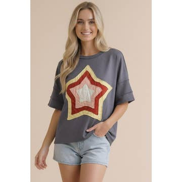 Star Patchwork Top