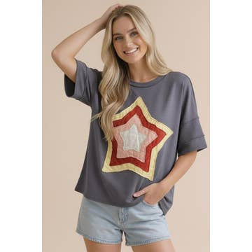 Star Patchwork Top