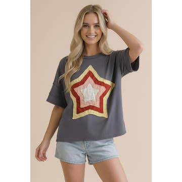 Star Patchwork Top