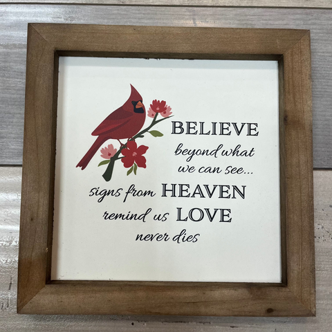 Believe Sign