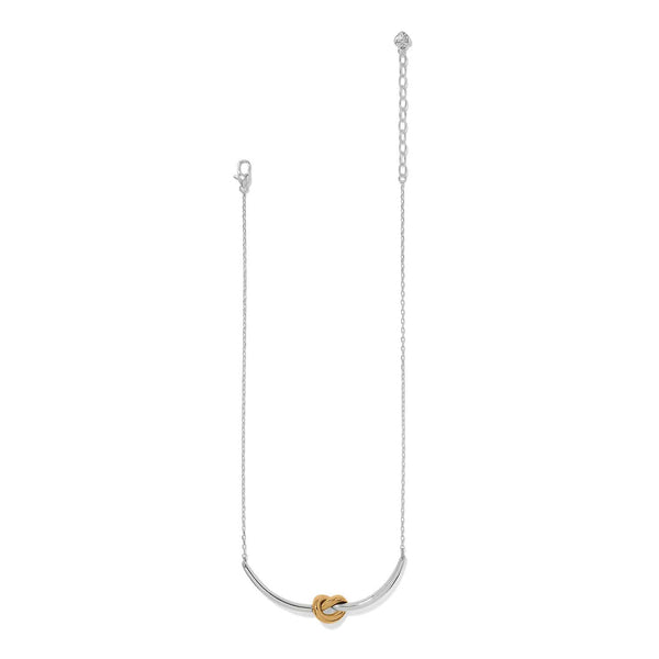 Interlok Two Tone Knot Necklace