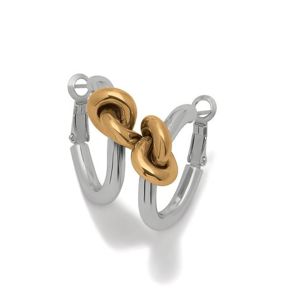 Interlock Single Knot Earrings