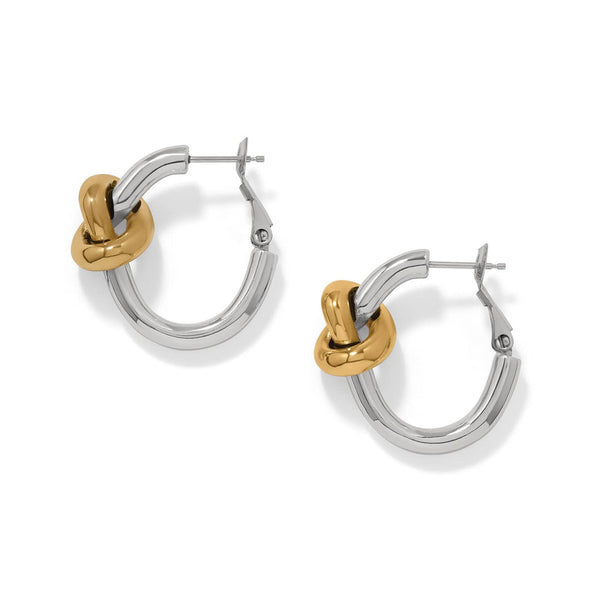 Interlock Single Knot Earrings