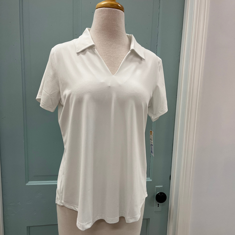 White Collar Top