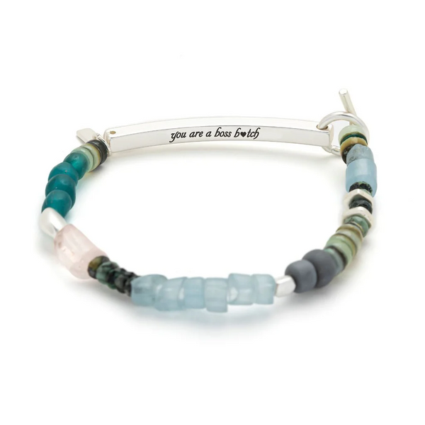 Message Boss Bitch Bracelet
