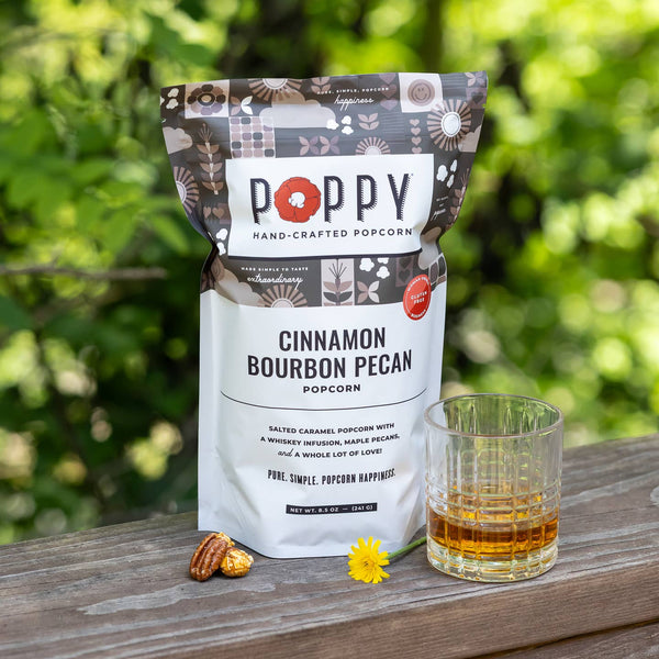Cinnamon Bourbon Pecan Popcorn
