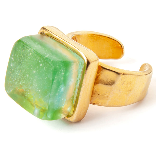 Mosaic Recycled Glass Ring