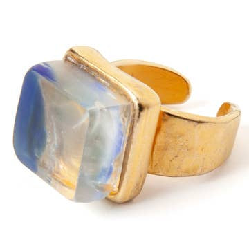 Mosaic Recycled Glass Ring
