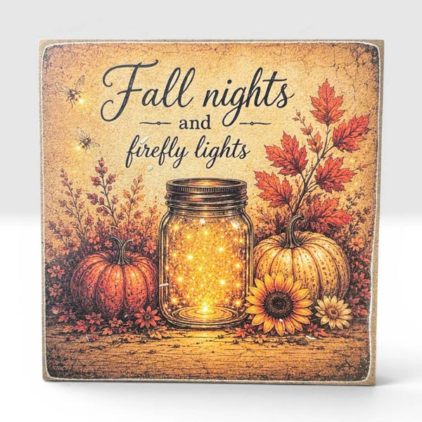 Fall Nights Sign
