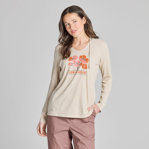Poppy Hooded Top