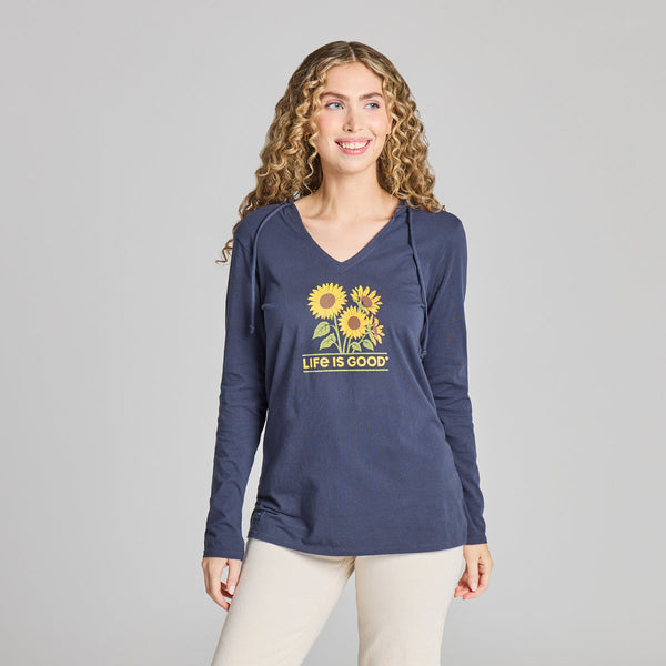 Sunflower Hooded Top