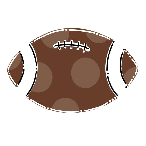Polkadot Football Sign
