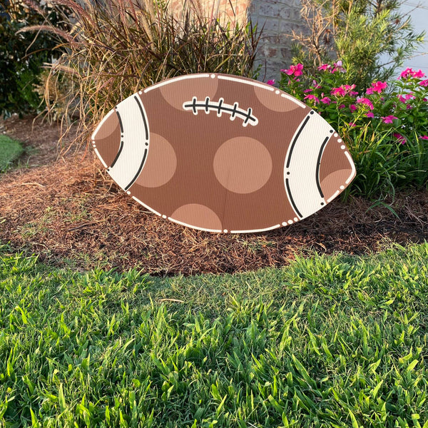 Polkadot Football Sign