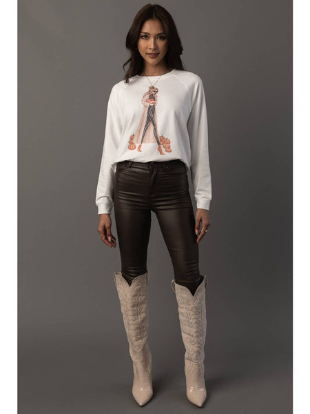Girl At Pumpkin Patch Top