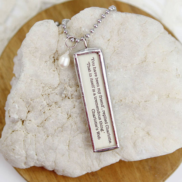 Charlotte's Web Necklace
