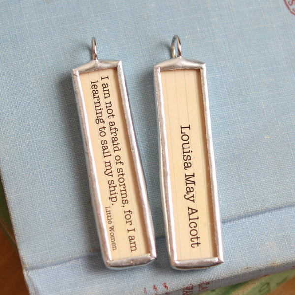 Little Women Book Necklace