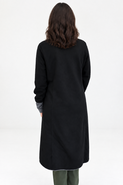 Reversible Long Black Jacket