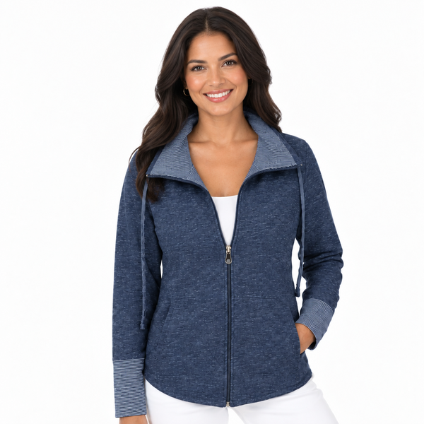 Reversible Navy/Stripe Jacket