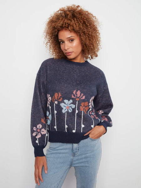 Birdseye Jacquard Sweater