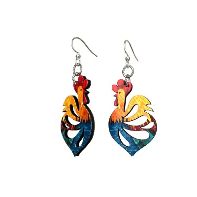 Rooster Earrings