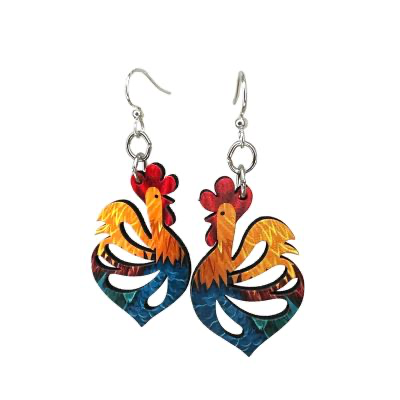 Rooster Earrings