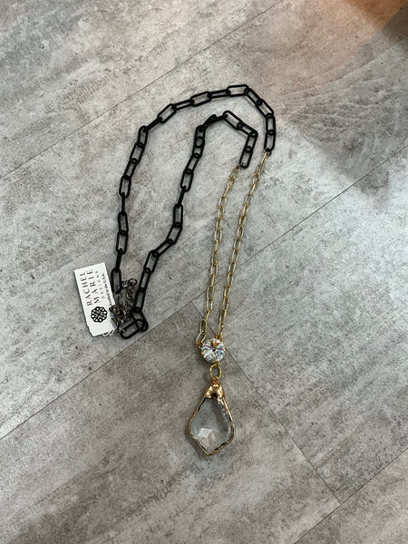 Pasadena Necklace Black/Gold