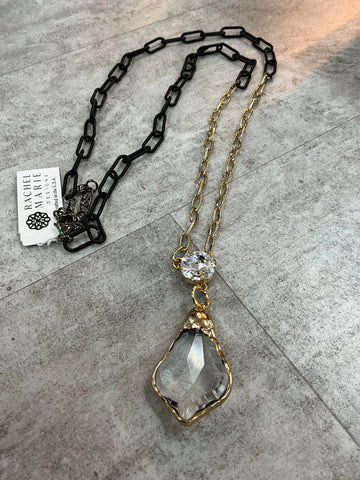 Pasadena Necklace Black/Gold