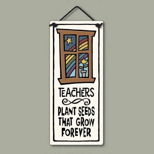 Teachers Plant Seeds Clay Tile