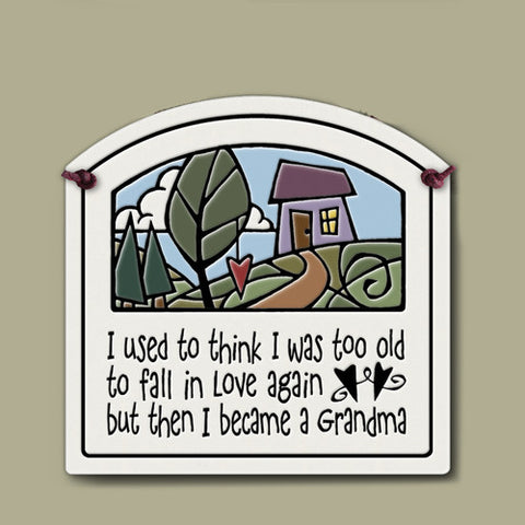 Became a Grandma Clay Tile