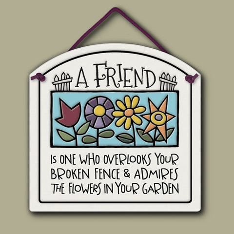 A Friend Clay Tile