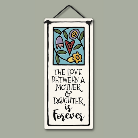 Mother & Daughter Clay Tile