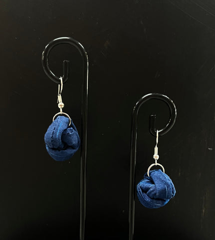 Blue Gumball Earrings