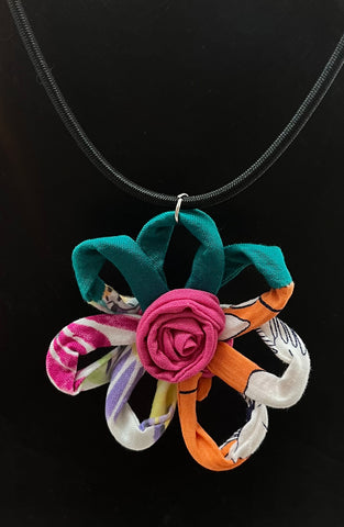 Colorful Daisy Necklace