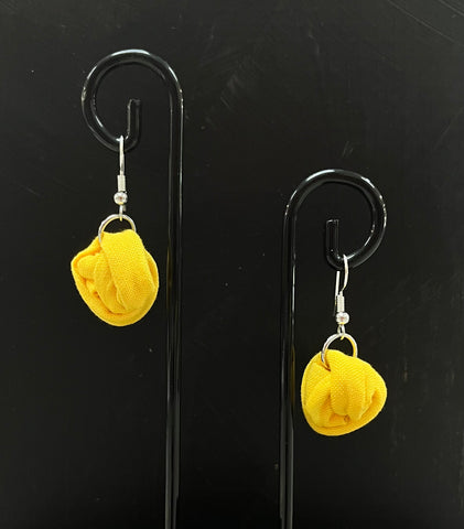 Yellow Gumball Earrings