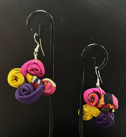 Colorful Clover Earrings