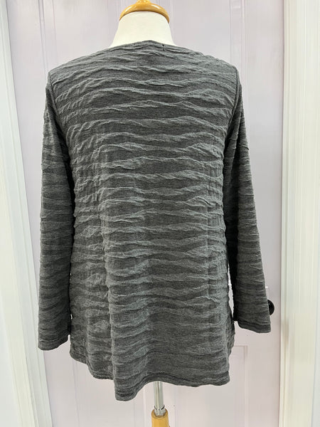Char Knit Pocket Top Laundered