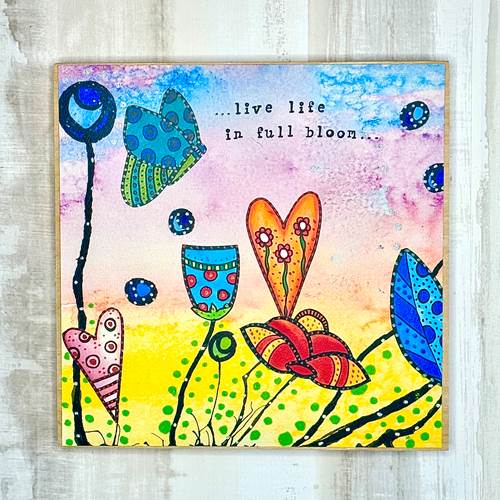 Butterfly Full Bloom Plaque