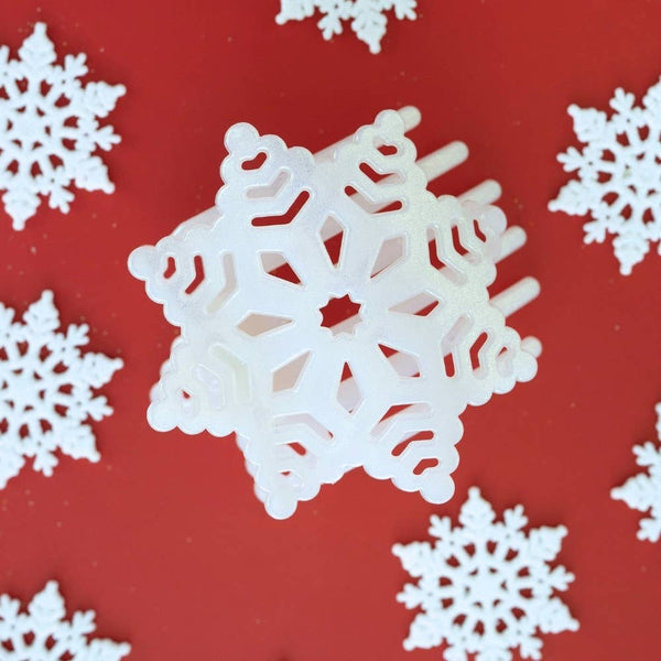 Glitter Snowflake Flat Cip