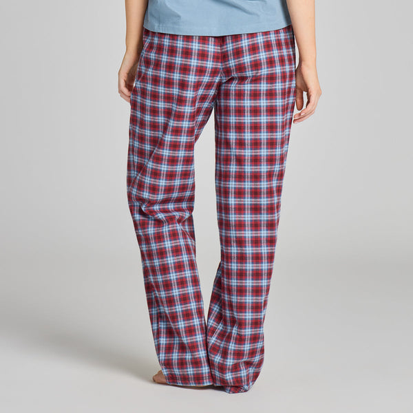 Deep Burgundy Plaid Pants